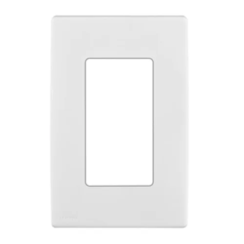 Placa Decorativa Renu 1 Gang Color Blanco Leviton REWP1-WW