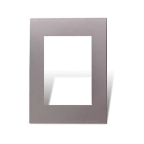 Placa Distanciadora de Aluminio Puro SISSA con Ribetes Blanco y Gris