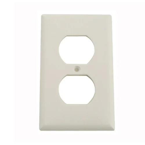 Placa Doble de Baquelita Blanco SISSA 2132WE para Cajas 4x2