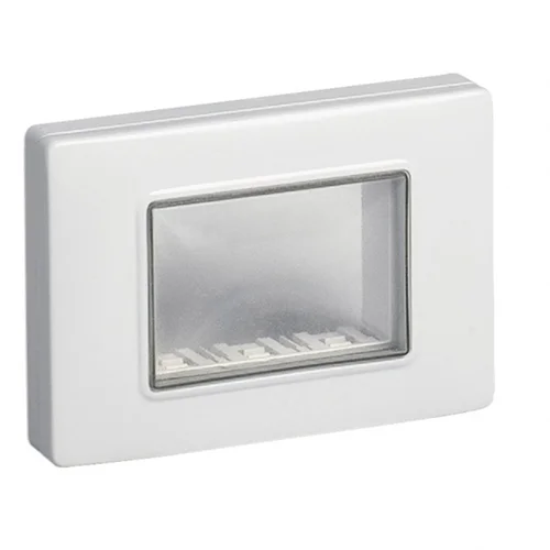 Placa Hermética Empotrable IP55 de 3 Módulos - Línea Plana SISSA