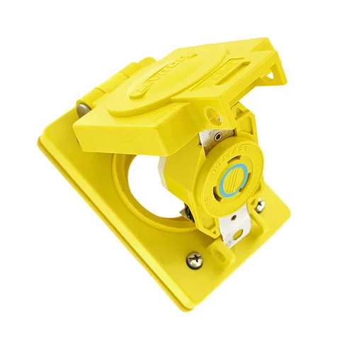 Placa Hermética Leviton para Tomacorriente 20A 250V NEMA L6 con Seguro
