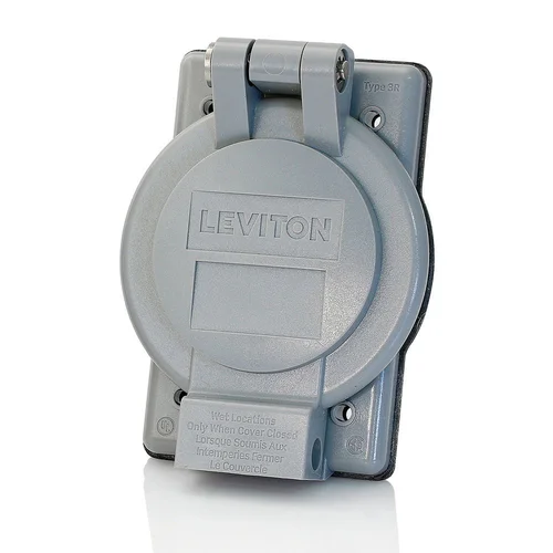 Placa Hermética Leviton para Tomacorriente Simple de 30A y 50A
