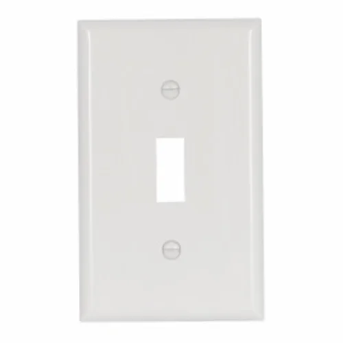 Placa Simple de Nylon para Interruptor Blanco SISSA