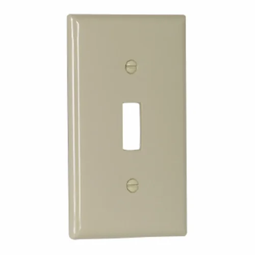 Placa Simple de Nylon para Interruptor Marfil SISSA