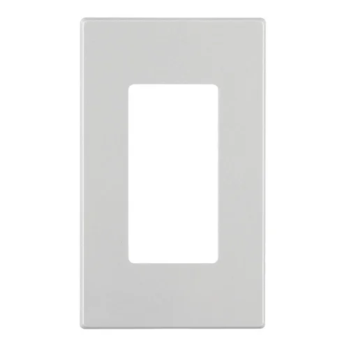 Placa Simple Decora Plus Leviton de Nylon Blanca 80301-SW