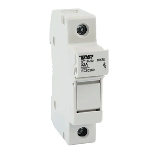 Portafusible Unipolar SISSA RT18-32 1P de 32A 690V 10x38 mm