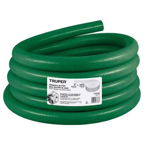 Rollo de Manguera Rígida 3" Succión para Motobomba Rollo 30 M