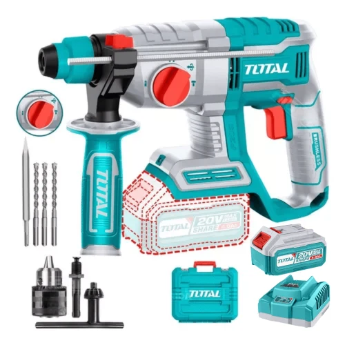 Rotomartillo SDS PLUS 20V 2 Joules Batería de 4AH y Cargador