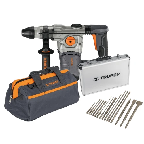 Rotomartillo SDS PLUS 6 Joules con Juego de Brocas y Cinceles