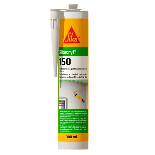 SELLADOR ACRÍLICO PARA JUNTAS Y GRIETAS EN INTERIORES SIKACRYL-150 BLANCO