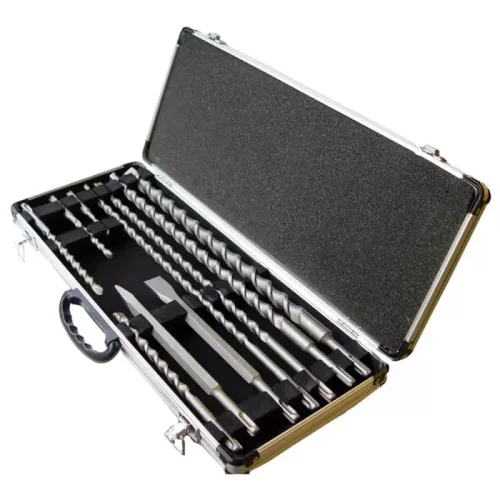 Set 10 Piezas Sds-Plus: 8 Brocas con 2 Cinceles