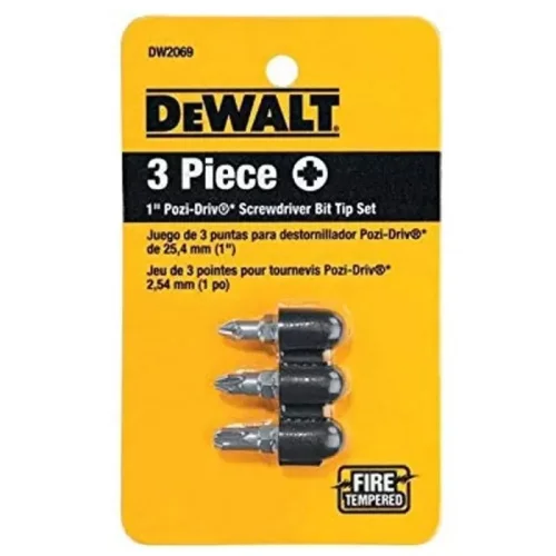 Set de 3 Puntas Pozi-Drive de 1"
