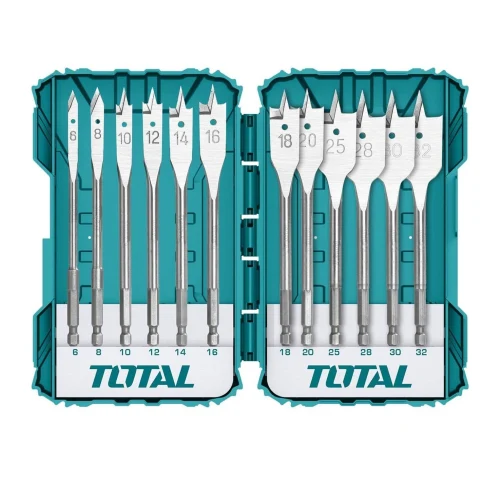 Set de Brocas Planas para Madera 12 Piezas