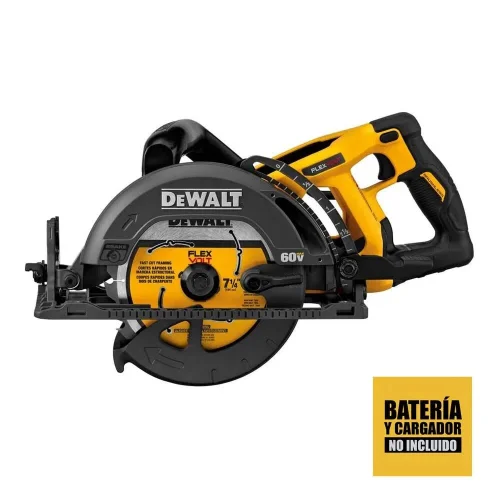 Sierra Circular 7-1/4" 60V Flexvolt (Sin Batería)
