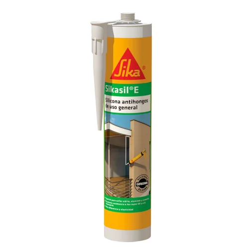 SILICONA ACÉTICA PARA PUERTAS Y VENTANAS SIKASIL E