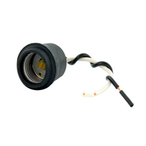 Socket E27 de Caucho con Chicote Leviton 124-D