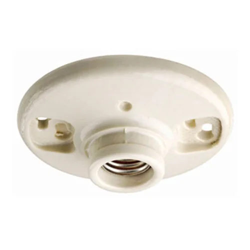Socket E27 de Porcelana Fija para Pared Leviton