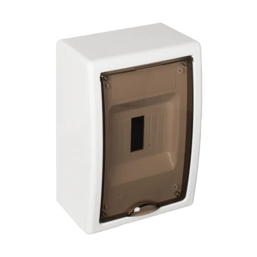 Tablero Adosado Termoplástico de 4 Polos con Puerta Fumé Solera