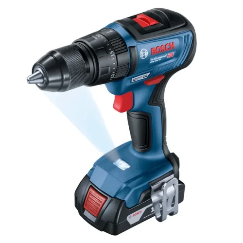Taladro Percutor 1/2" 18V Brushless Incl 1 Baterías con Cargador con Set de Brocas y Puntas X 34 Pzs