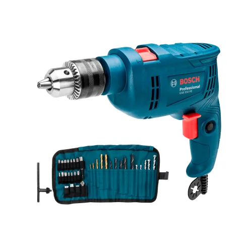 Taladro Percutor 1/2" 550W Re con 34 Accs