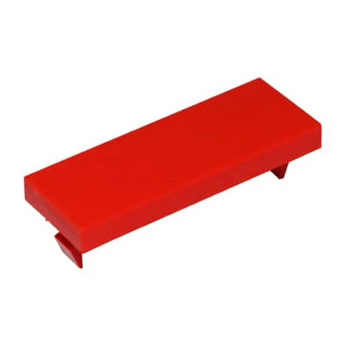 Tapa Ciega SISSA de 1 Módulo Color Rojo para Placa Eléctrica