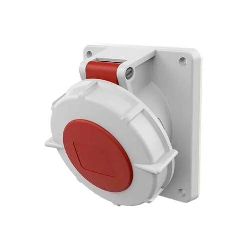Toma Empotrable Inclinada 32A 2P+T 415V IP67 Rojo Mennekes