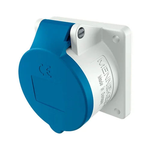Toma Empotrable Recta Industrial 16A 2P+T 250V IP44 Mennekes