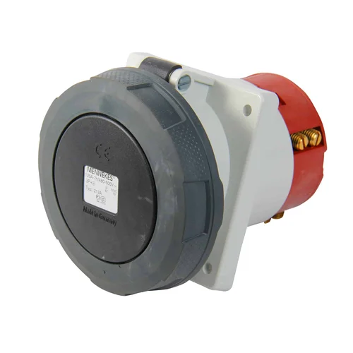Toma Empotrable Recta Mennekes 125A 3P+T 500V IP67 Negro 7h