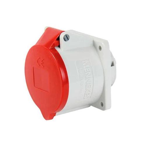 Toma Industrial Empotrable Mennekes 32A 3P+N+T 415V IP44