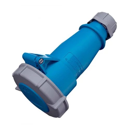 Tomacorriente Aéreo Industrial Mennekes 16A 3P+T 250V IP67 Azul