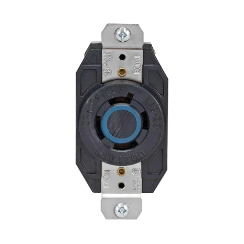 Tomacorriente de Empotrar Leviton NEMA L15-20R 3X20A 250V con Seguro