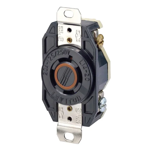 Tomacorriente de Empotrar NEMA L14-20R 20A 250V Leviton con Seguro