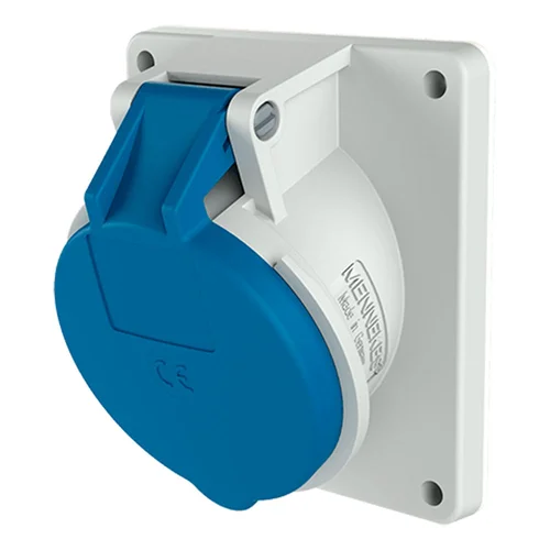 Tomacorriente Empotrable Inclinado Mennekes 32A 2P+T 250V IP44