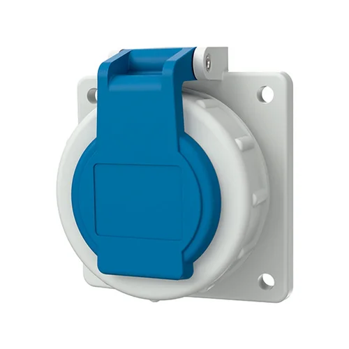 Tomacorriente Empotrable Schuko Mennekes 16A 2P+T 250V IP68 Azul