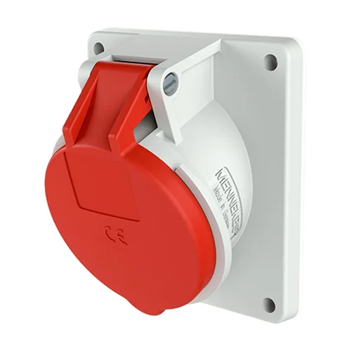 Tomacorriente Industrial Empotrable Inclinado 16A 3P+N+T 415V IP44 Mennekes