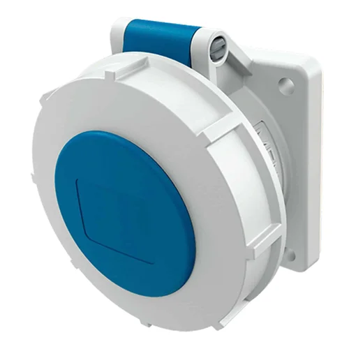 Tomacorriente Industrial Empotrable Recto Mennekes 16A 2P+T 250V IP67