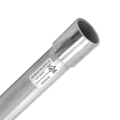 Tubo Conduit Rígido 1-1/4" x 3 m con Unión Galvanizado en Caliente SISSA