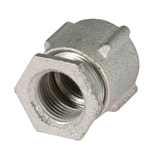 Unión Rígida de 3 Piezas de 3/4" en Hierro Maleable Electrogalvanizado SISSA